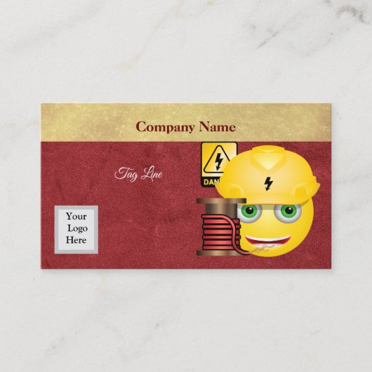 電気工事士の名刺 名刺 (正面)