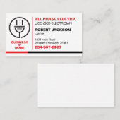 電気工事士サービス 名刺 (正面/裏面)