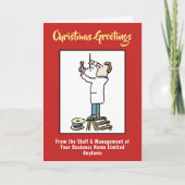 電気工事士又は電気会社クリスマスカード シーズンカード (正面)