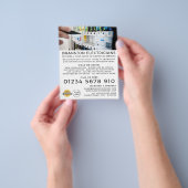 電気工事士広告の チラシ (手)