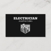 電気工事士整備手利業者 名刺 (正面)