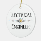 電気工事士用装飾線 セラミックオーナメント (左)