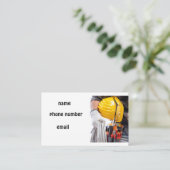 電気工事士用電気名刺 名刺 (スタンド正面)