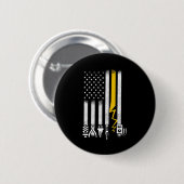 電気工事士米国国旗のツール 缶バッジ (正面&裏面)