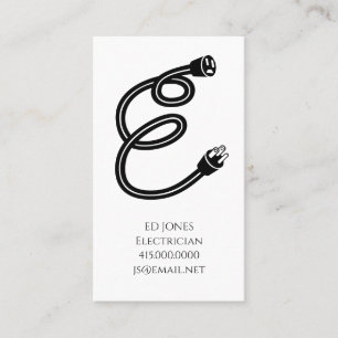 電気工事士請負業者 名刺