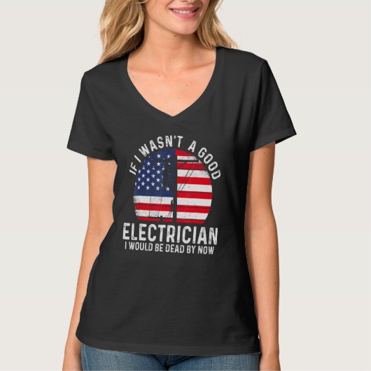 電気工事士電気ラインマンエンジニア_3 Tシャツ (正面)