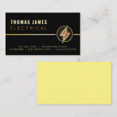 電気工事士電気会社名刺 名刺 (正面/裏面)