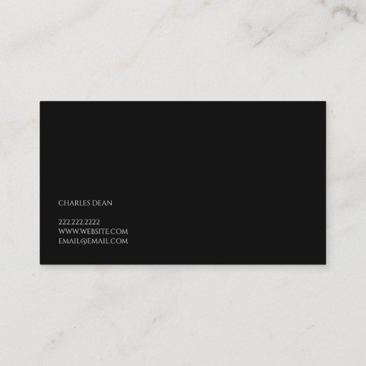 電気工事士電気名刺 名刺 (裏面)