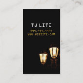 電気工事士電気名刺 名刺 (裏面)