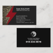 電気工事士電気工事士 名刺 (正面/裏面)