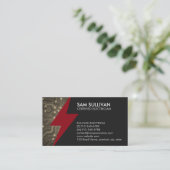 電気工事士電気工事士 名刺 (スタンド正面)