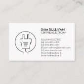 電気工事士電気工事士 名刺 (正面)