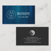 電気工事士電気工事士 名刺 (正面/裏面)