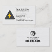 電気工事士電気工事士 名刺 (正面/裏面)