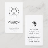 電気工事士電気工事士 名刺 (正面/裏面)