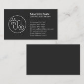 電気工事士電気工事士 名刺 (正面/裏面)