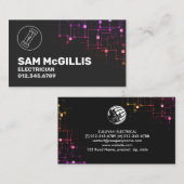 電気工事士電気工事士 名刺 (正面/裏面)