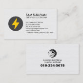 電気工事士電気工事士 名刺 (正面/裏面)