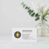 電気工事士電気工事士 名刺 (スタンド正面)