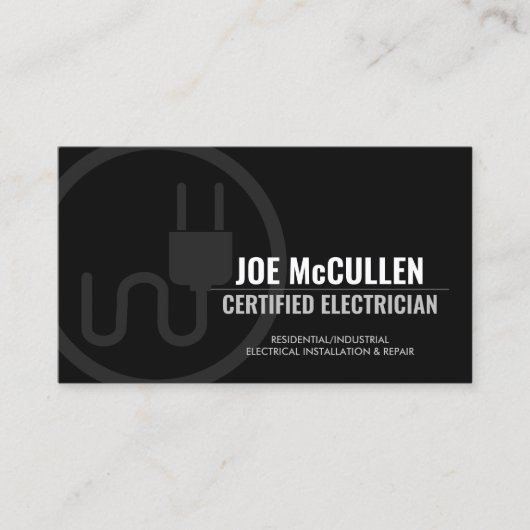 電気工事士電気工事士 名刺 (正面)