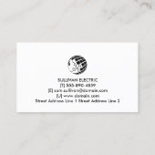 電気工事士電気工事士 名刺 (裏面)