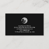 電気工事士電気工事士 名刺 (裏面)