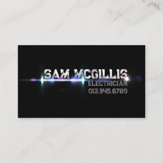 電気工事士電気工事士 名刺 (正面)