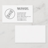 電気工事士電気工事士 名刺 (正面/裏面)