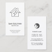 電気工事士電気工事士 名刺 (正面/裏面)