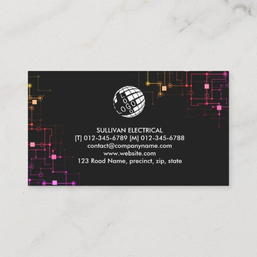 電気工事士電気工事士 名刺 (裏面)