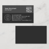 電気工事士電気工事士 名刺 (正面/裏面)