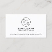 電気工事士電気工事士 名刺 (正面)