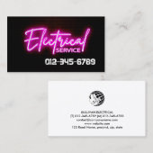 電気工事士電気工事士 名刺 (正面/裏面)