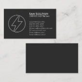 電気工事士電気工事士 名刺 (正面/裏面)