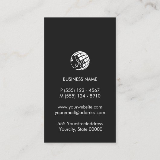 電気工事士電気工事請負業者名刺 名刺 (裏面)