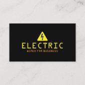 電気工事士電気 名刺 (正面)