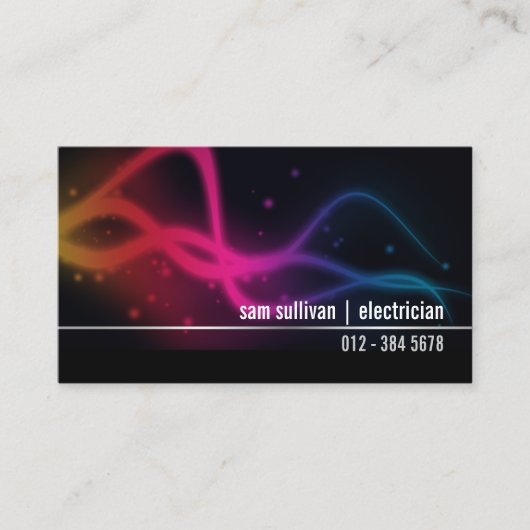 電気工事士 名刺 (正面)