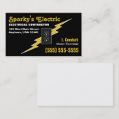 電気工事士 名刺 (正面/裏面)