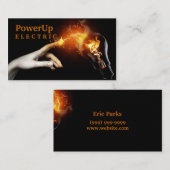 電気工事士、電気名刺 名刺 (正面/裏面)