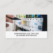 電気工事士、電気箱 名刺 (正面)