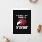 電気工事士 面白溶接 もしそれが鶏のにおいのようなら ノートカード (正面/裏面インサイチュ)