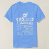 電気工事士Hourly Electrician MasterTShirt Tシャツ (デザイン正面)