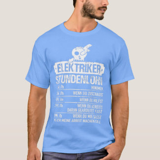 電気工事士Hourly Electrician MasterTShirt Tシャツ