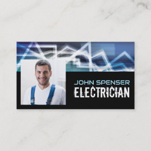 電気工事家宅配線サービス照明 名刺