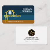 電気工事家電球プラグ回路 名刺 (正面/裏面)