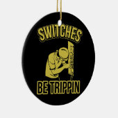 電気工事用スイッチBeトリピンヒューズボックス セラミックオーナメント (右)