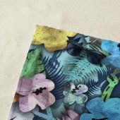 電気工事用ツールハワイアンプリント ビーチタオル (インサイチュ)