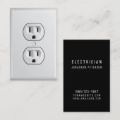 電気工事用壁コンセントのメンテナンスプロフェッショナル 名刺 (正面/裏面)