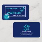 電気工事用電力線回路 名刺 (正面/裏面)