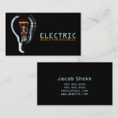 電気工事用電気軽衝撃ワイヤ 名刺 (正面/裏面)